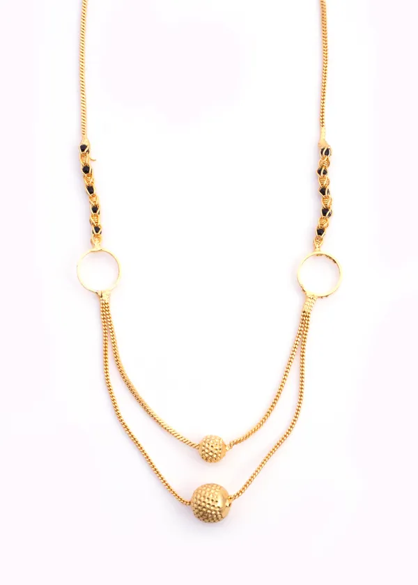 Designer_22K_Gold_Plated_3_line_Ring_Mangalsutra_For_Women_and_Girls
