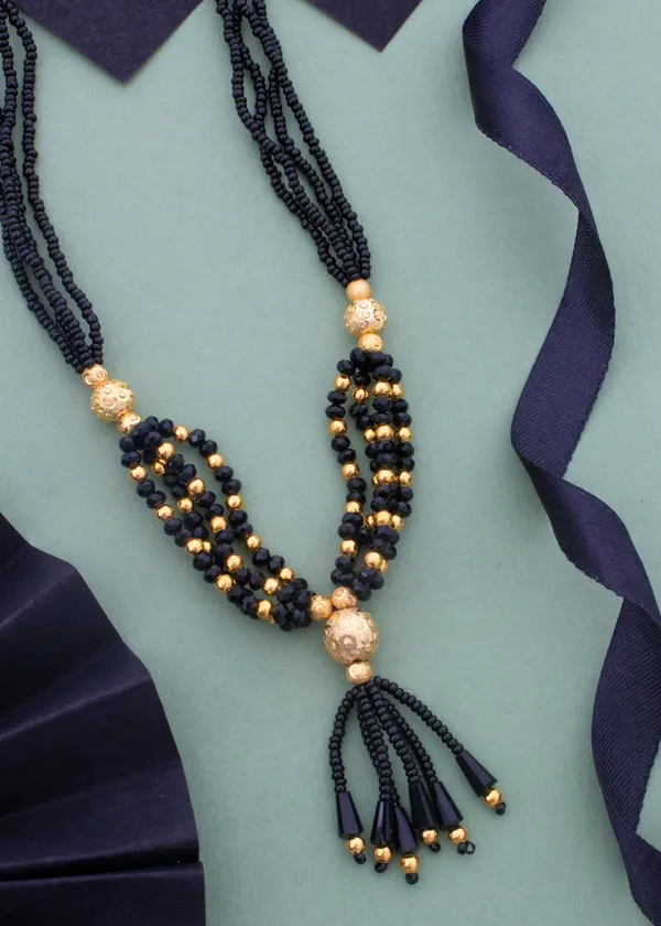 Designer_Handmade_Gold-Plated_Crystal_Mangalsutra_Necklace