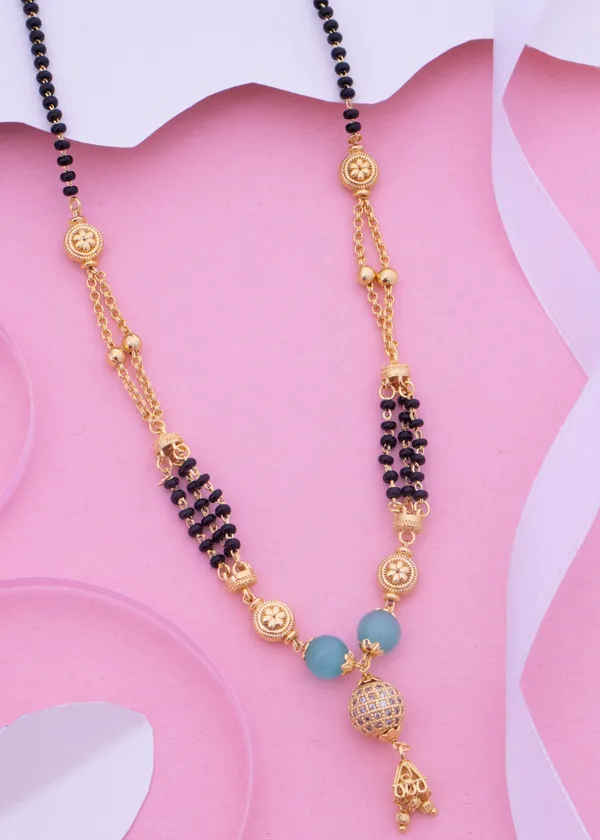 Designer_and_Stylish_AD_Stone_with_Perl's_Studs_22K_Gold_Plated_Mangalsutra_For_Women_and_Girls