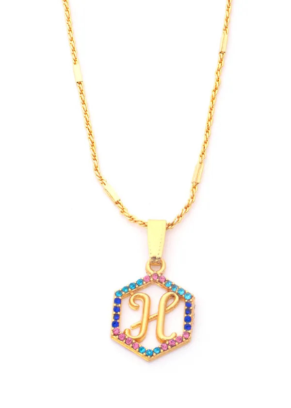 Simple_"H"_Latter_22K_Gold_Plated_Necklce_Chain_For_Women_and_Girls_