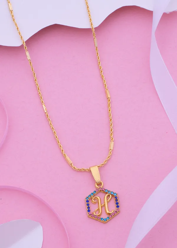Simple_"H"_Latter_22K_Gold_Plated_Necklce_Chain_For_Women_and_Girls_