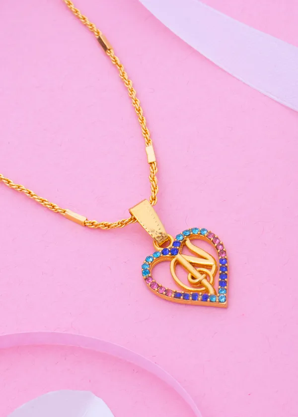 Stylish_"N"_Latter_22K_Gold_Plated_Necklace_Chain_For_Women_and_Girls__