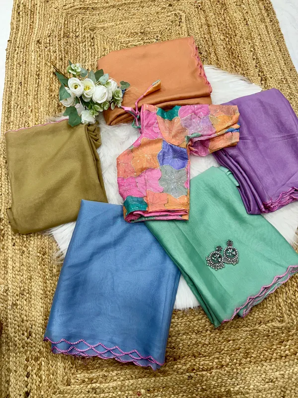Blue_soft_simmer_georgettee_Saree