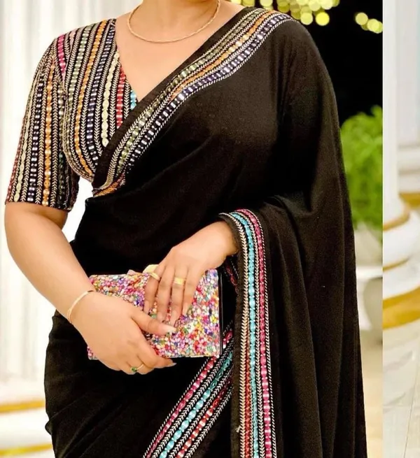 BLACK_SOFT_GEORGETTE_EMBROIDERED_SAREE
