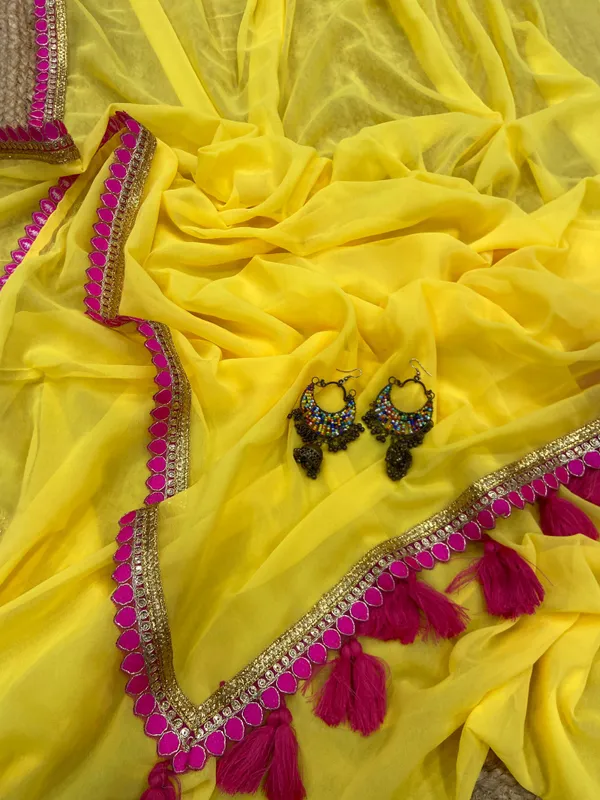 Lemon_Yellow_Smooth_Georgette_Embroidered_Saree