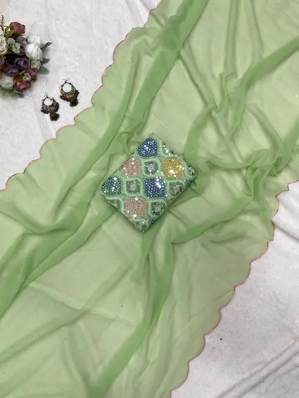 LIGHT_GREEN_SOFT_GEORGETTE_EMBROIDERED_SAREE