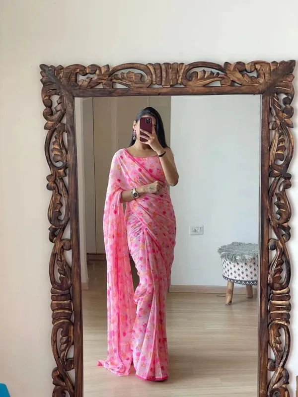 Ready_To_Wear_Pink_Trendy_1-Minute__Georgette_Saree