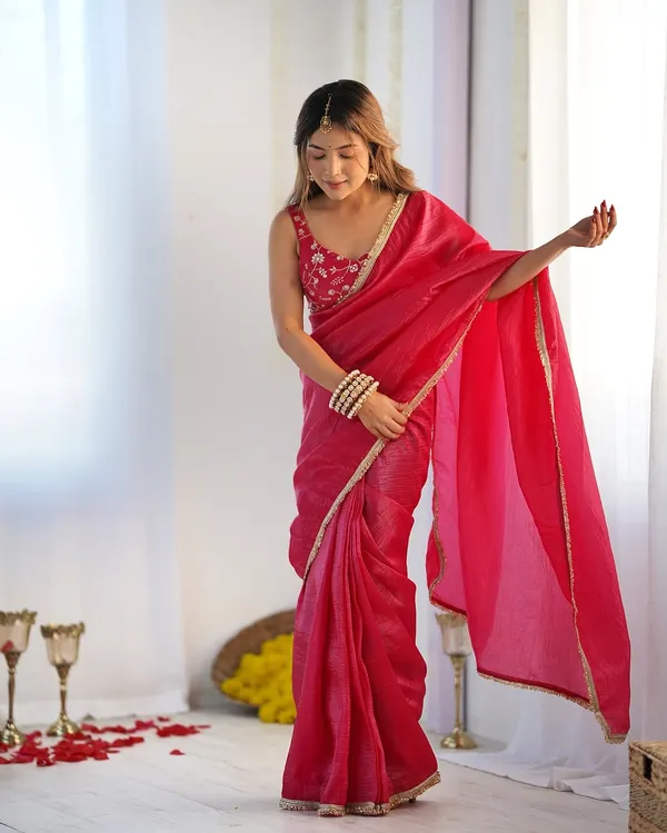 Cherry_Red_Soft_Crush_Silk_Embroidered_Saree