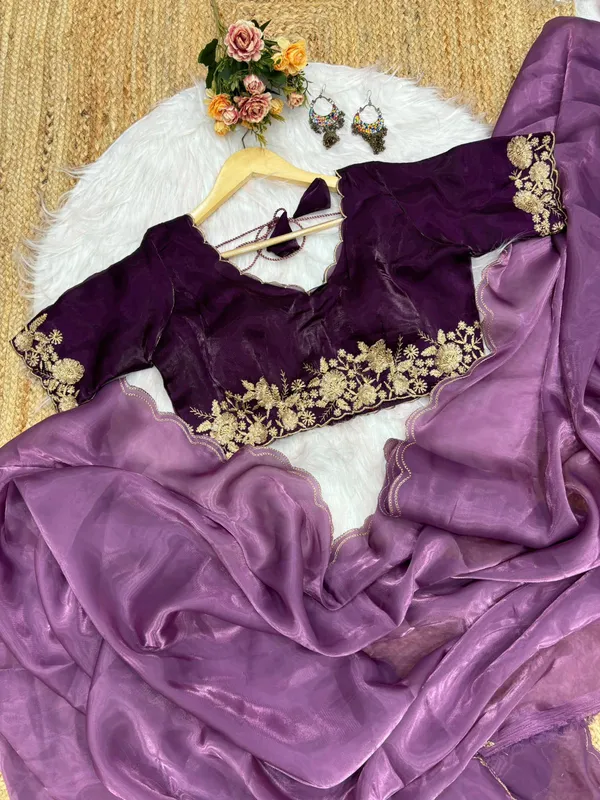 PURPLE_SOFT_JIMMY_CHOO_EMBROIDERED_SAREE