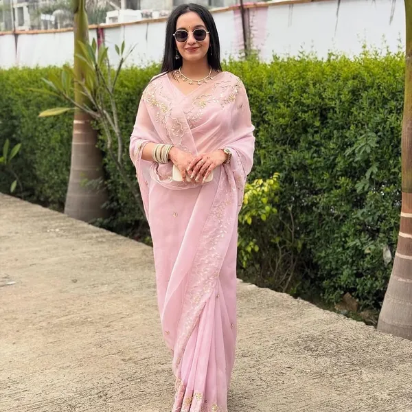 Rossette_Pink_Soft_Organza_Silk_Handwork_Saree
