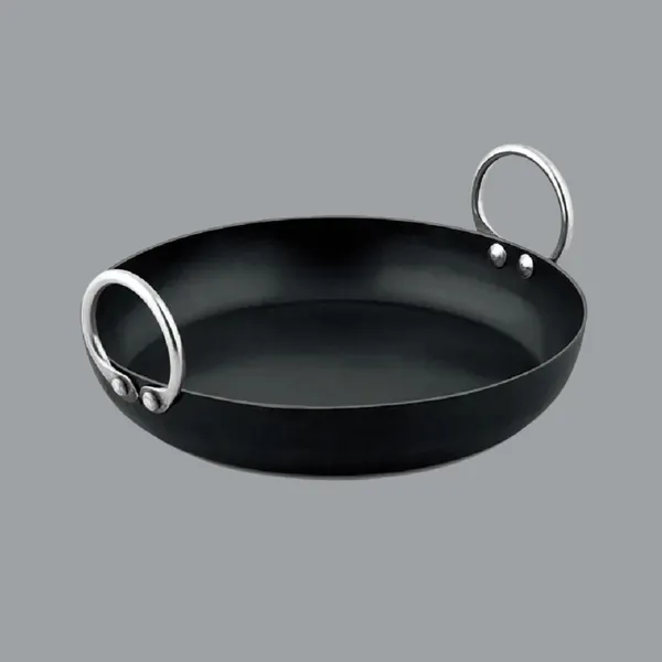Black__Pure_Iron_Kadhai|__Induction_Compatible_Flat_Bottom_Kadhai(11")_For_Everyday_Use_(2_Litre)_2Mm_Thickness_With_Heavy_Base_