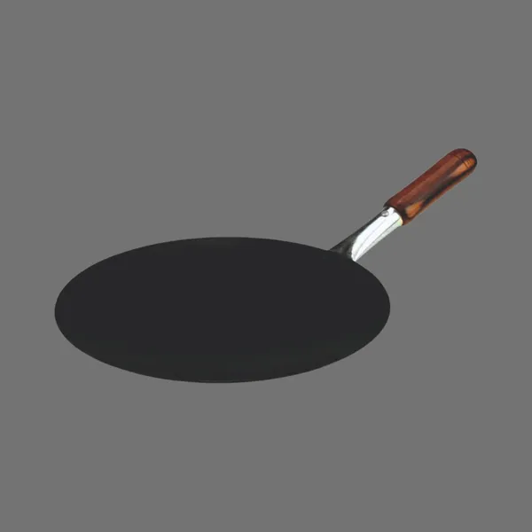 Black_Pure_Iron_Wooden_Handle_Tawa_|_Induction_Compatible_For_Everyday_Use_2Mm_Thickness_With_Heavy_Base