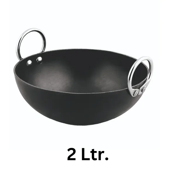 Black__Pure_Iron_Kadhai|__Induction_Compatible_Kadhai(10")_For_Everyday_Use__(2_Litre)_2Mm_Thickness_With_Heavy_Base_