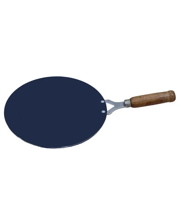 Black_Pure_Iron_Wooden_Handle_Tawa_|_Induction_Compatible_For_Everyday_Use_2Mm_Thickness_With_Heavy_Base