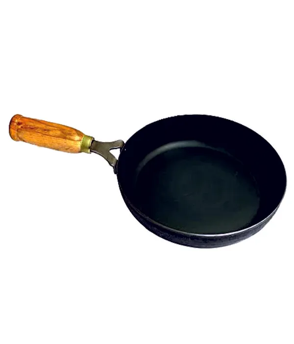 Black__Pure_Iron_Pan_With_Wooden_Handle_|_Induction_Compatible_Tawa_(8")_For_Everyday_Use_2Mm_Thickness_With_Heavy_Base_
