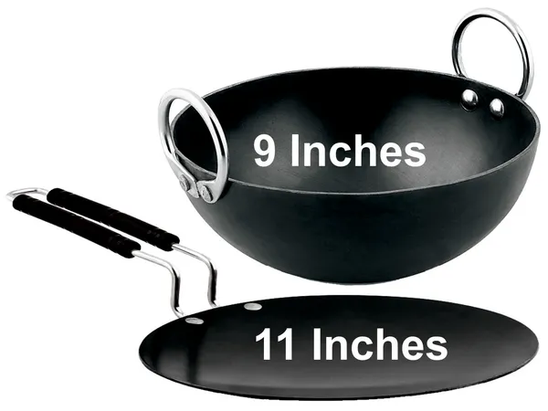 Combo_Of_Kadhai_And_Tawa_|_Induction_Compatible_Kadhai(9")_And_Tawa(11")_For_Everyday_Use_2Mm_Thickness_With_Heavy_Base_