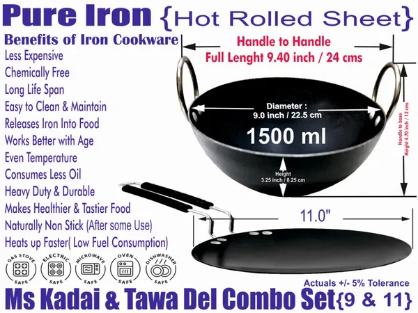 Combo_Of_Kadhai_And_Tawa_|_Induction_Compatible_Kadhai(9")_And_Tawa(11")_For_Everyday_Use_2Mm_Thickness_With_Heavy_Base_