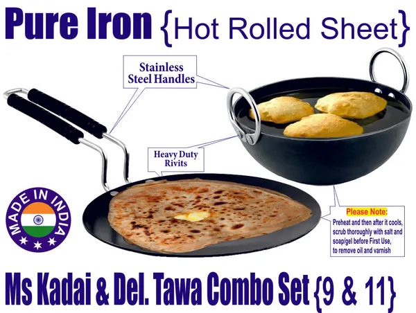 Combo_Of_Kadhai_And_Tawa_|_Induction_Compatible_Kadhai(9")_And_Tawa(11")_For_Everyday_Use_2Mm_Thickness_With_Heavy_Base_