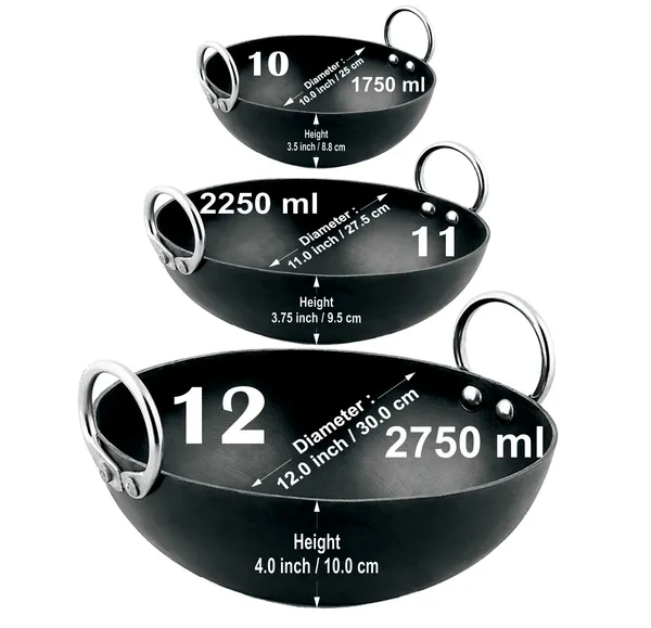 Black__Pure_Iron_/_Loha_Combo_Kadai_Set_Of_3_Pcs_(10"_&_11"_&_12")_2Mm_Thickness_With_Heavy_Base_