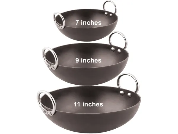 Black__Pure_Iron_/_Loha_Combo_Kadai_Set_Of_3_Pcs_(7"_&_9"_&_11")_2Mm_Thickness_With_Heavy_Base_