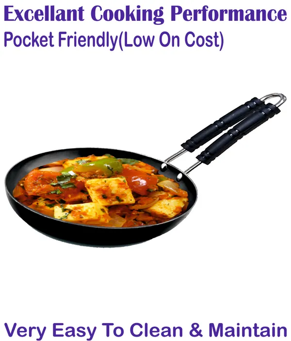 Black___Pure_Iron_/_Loha_Wire_Handle_Fry_Pan_No_12_2Mm_Thickness_With_Heavy_Base