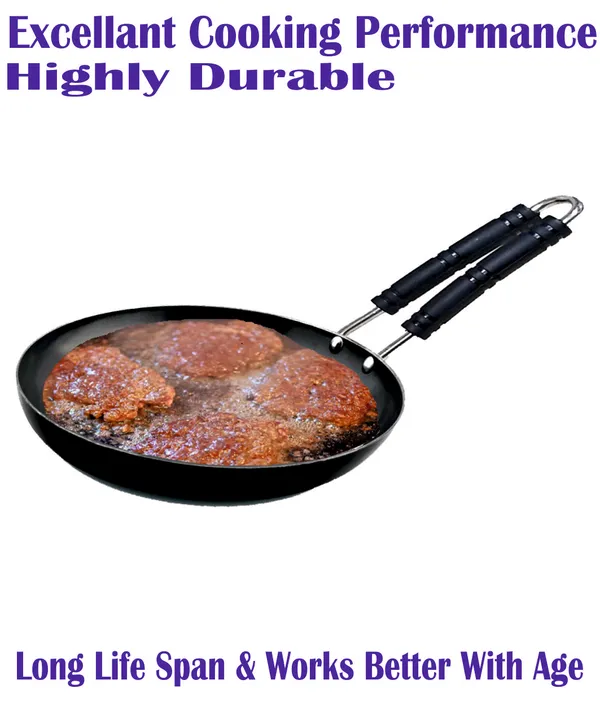 Black___Pure_Iron_/_Loha_Wire_Handle_Fry_Pan_No_9_2Mm_Thickness_With_Heavy_Base