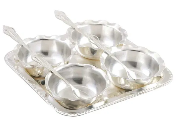 OJAS_Pack_Of_9-_Set_of_4_bowls_and_spoons_along_with_Tray