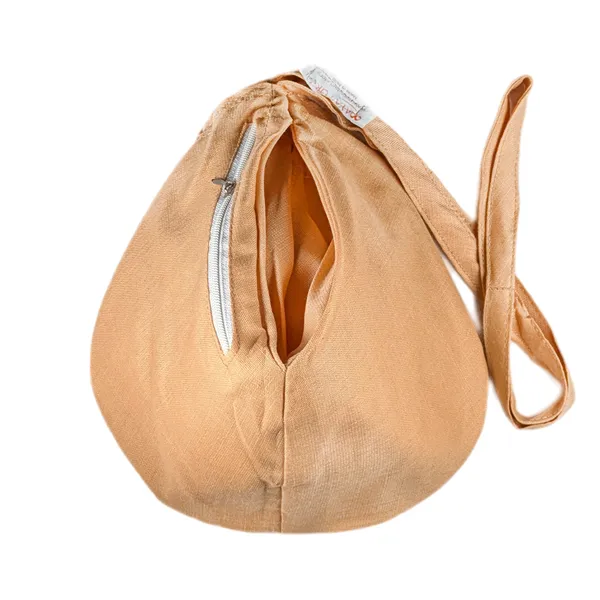 MAYAPURI_Khadi_Cotton_Original_Gomukhi_Japa_Mala_Bag_/Jholi_/Chanting_Bag_Or_Beads_Bag_With_Zip_Pocket_And_Sakshi_Mala_Counter_For_Daily_Mantra_Jaap_(Pack_Of_1)