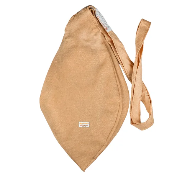 MAYAPURI_Khadi_Cotton_Original_Gomukhi_Japa_Mala_Bag_/Jholi_/Chanting_Bag_Or_Beads_Bag_With_Zip_Pocket_And_Sakshi_Mala_Counter_For_Daily_Mantra_Jaap_(Pack_Of_1)