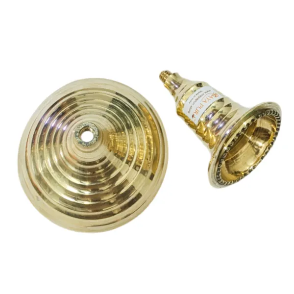 MAYAPURI_10_cm_Brass_Candle_Holder_Stand,_Elegant_Pital_Momdani_for_Home_Decor_and_Diwali_Gifting