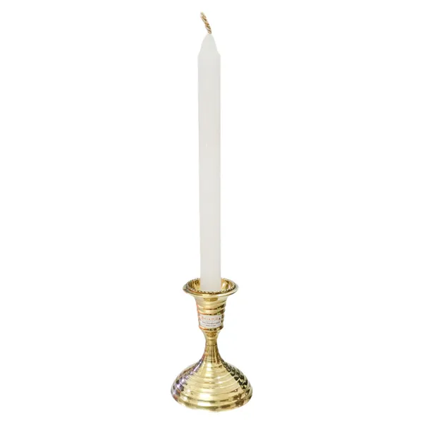 MAYAPURI_10_cm_Brass_Candle_Holder_Stand,_Elegant_Pital_Momdani_for_Home_Decor_and_Diwali_Gifting