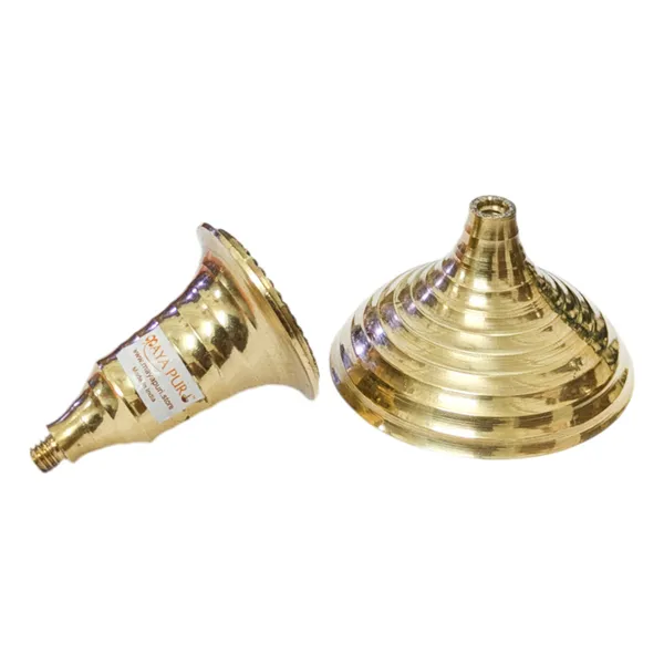 MAYAPURI_10_cm_Brass_Candle_Holder_Stand,_Elegant_Pital_Momdani_for_Home_Decor_and_Diwali_Gifting