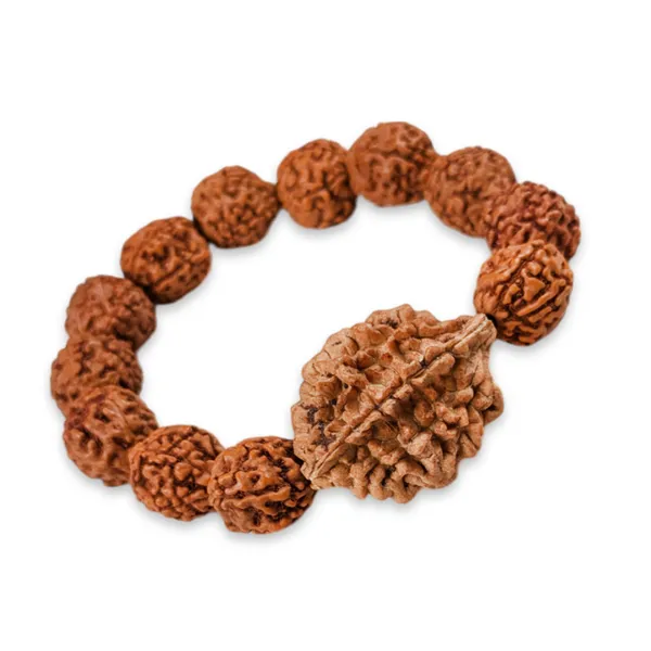MAYAPURI_2_Mukhi_and_5_Mukhi_Rudraksha_Bracelet_for_Men_and_Women_Combo_(Pack_of_2)