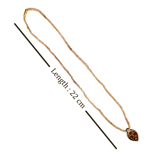 MAYAPURI_Adults_Unisex_Original_Tulsi_Mala_For_Neck_With_Engraved_Design_Radha_Pendant/Locket,_Holy_Basil_Wooden_Necklace_(Pack_of_1)
