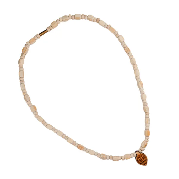 MAYAPURI_Adults_Unisex_Original_Tulsi_Mala_For_Neck_With_Engraved_Design_Radha_Pendant/Locket,_Holy_Basil_Wooden_Necklace_(Pack_of_1)
