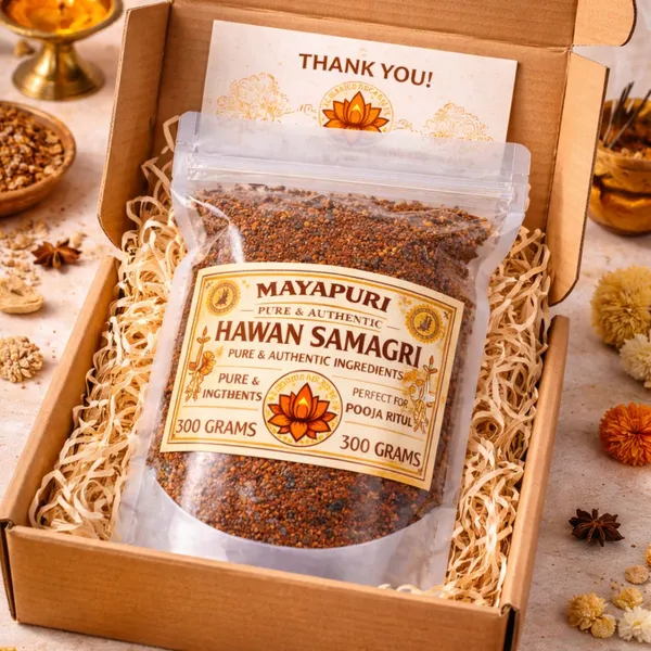 MAYAPURI_Hawan_Samagri_300g_|_100%_Natural_&_Pure_Ingredients_for_Home_Havan,_Yagya_&_Pooja_Rituals