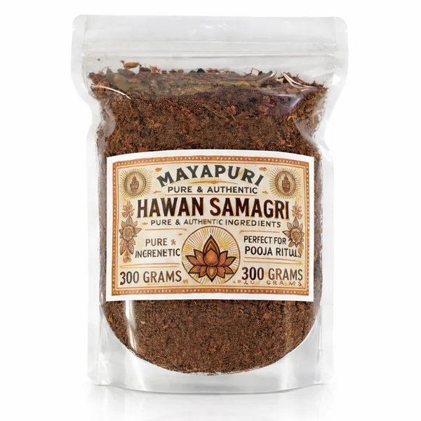 MAYAPURI_Hawan_Samagri_300g_|_100%_Natural_&_Pure_Ingredients_for_Home_Havan,_Yagya_&_Pooja_Rituals