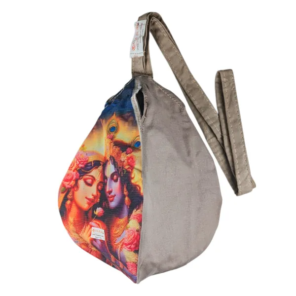 MAYAPURI_Multicolor_Pure_Cottom_Radha_Krishna_Printed_Japa_Mala_Bag,_Chanting_Or_Beads_Bag_with_Zip_Pocket_and_Sakshi_Mala_Counter_(Pack_of_1)