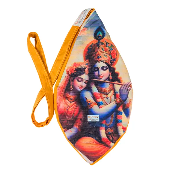 MAYAPURI_Multicolor_Radha_Krishna_Printed_Pure_Cottom_Japa_Mala_Bag,_Chanting_Or_Beads_Bag_with_108+1_beads_Jaap_Mala,_Zip_Pocket_and_Sakshi_Mala_Counter_(Pack_of_1)