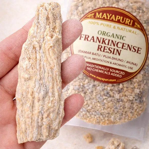 MAYAPURI_Organic_Frankincense_Resin_(Dhuno_/_Jhuna)_–_100%_Pure_&_Natural