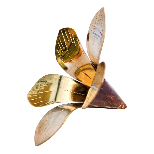 MAYAPURI_Original_Pital_Aam_Patta_or_Pure_Brass_Amra_Pallav/Pooja_Mango_Leaves_for_Daily_Puja_|_Golden_Colour,_Mango_Leaf_Size_4.5x4.5x4.5_inches_(Pack_of_1)