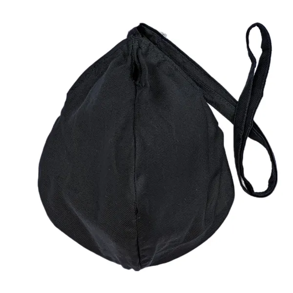 MAYAPURI_Original_Pure_Cotton_Gomukhi_Japa_Mala_Bagwith_108+1_Beads_Japa_Mala/Chanting_Bag_or_Beads_Bag/Jholi/Thole_with_Zip_Pocket_and_Sakshi_Mala_Counter,_Colour;_Black_(Pack_of_1)