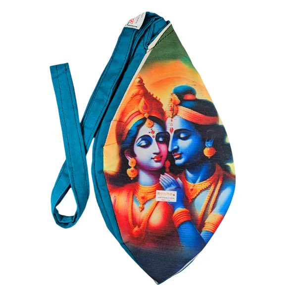 MAYAPURI_Pure_Cottom_Radha_Krishna_Printed_Multicolor_Japa_Mala_Bag,_Beads_Bag_Or_Chanting_Bag_with_Zip_Pocket_and_Sakshi_Mala_Counter_(Multicolor,_Pack_of_1)