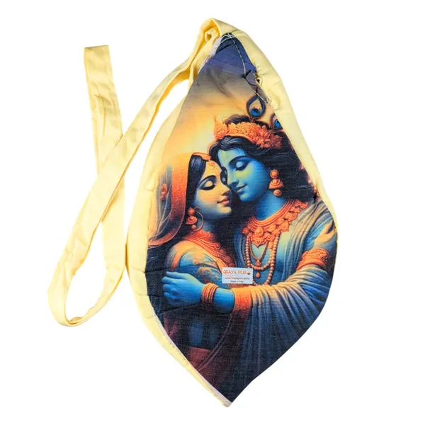 MAYAPURI_Pure_Cottom_Radha_Krishna_Printed_Multicolor_Japa_Mala_Bag,_Chanting_Or_Beads_Bag_with_Zip_Pocket_and_Sakshi_Mala_Counter_(Pack_of_1)