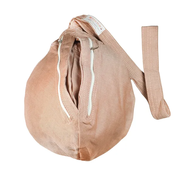 MAYAPURI_Pure_Cotton_Gomukhi_Japa_Mala_Bag_with_108+1_Beads_Japa_Mala,_Chanting_Bag_or_Prayer_Beads_Bag_with_Zip_Pocket_and_Sakshi_Mala_Counter_(Tuscan_Brown)