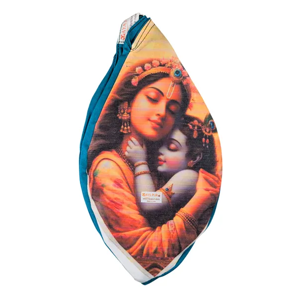 MAYAPURI_Pure_Cotton_Multicolor_Lord_Shree_Krishna_with_Mata_Yashoda_Printed_Japa_Bag,_Beads_Bag_or_Chanting_Bag_with_Zip_Pocket_and_Sakshi_Mala_Counter_(Pack_of_1)