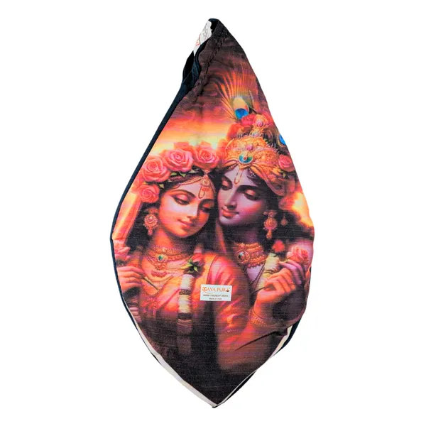 MAYAPURI_Pure_Cotton_Multicolor_Radha_Krishna_Printed_Japa_Bag,_Beads_Bag_or_Chanting_Bag_with_Zip_Pocket_and_Sakshi_Mala_Counter_(Pack_of_1,_Multicolor)