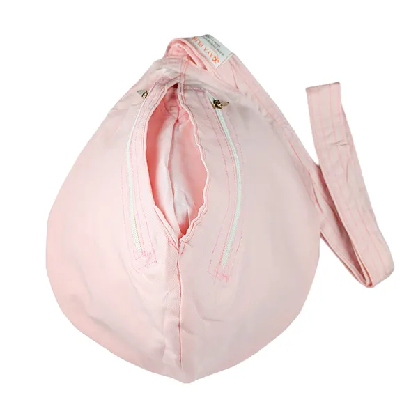 MAYAPURI_Pure_Cotton_Original_Gomukhi_Japa_Mala_Bag_with_108+1_Beads_Japa_Mala,_Chanting_Bag_or_Prayer_Beads_Bag_with_Zip_Pocket_and_Sakshi_Mala_Counter_(Pale_Pink)