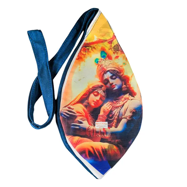 MAYAPURI_Radha_Krishna_Printed_Multicolor_Pure_Cottom_Japa_Mala_Bag,_Chanting_Or_Beads_Bag_with_108+1_Beads_Jaap_Mala,_Zip_Pocket_and_Sakshi_Mala_Counter_(Pack_of_1)