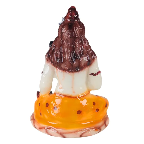 MAYAPURI_Solid_PVC_Lord_Shiva_Shiv_Ji_Statue_-_Mahadev_Maheshwar_Bholenath_Murti_for_Pooja_Home_Temple_or_Office_Decor,_(6.5_Inches_Height,_White)